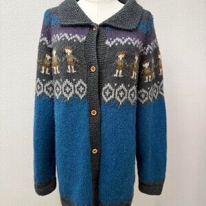 Men's Multi Cardigan Alpaca